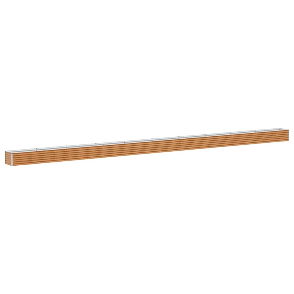 Garten-Hochbeet 100 x 50 x 36 cm Cortenstahl