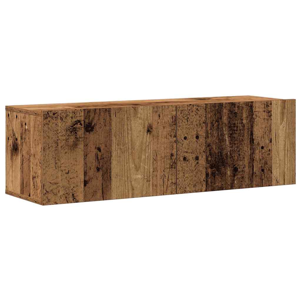 4-tlg. TV-Schrank-Set Weiß Holzwerkstoff
