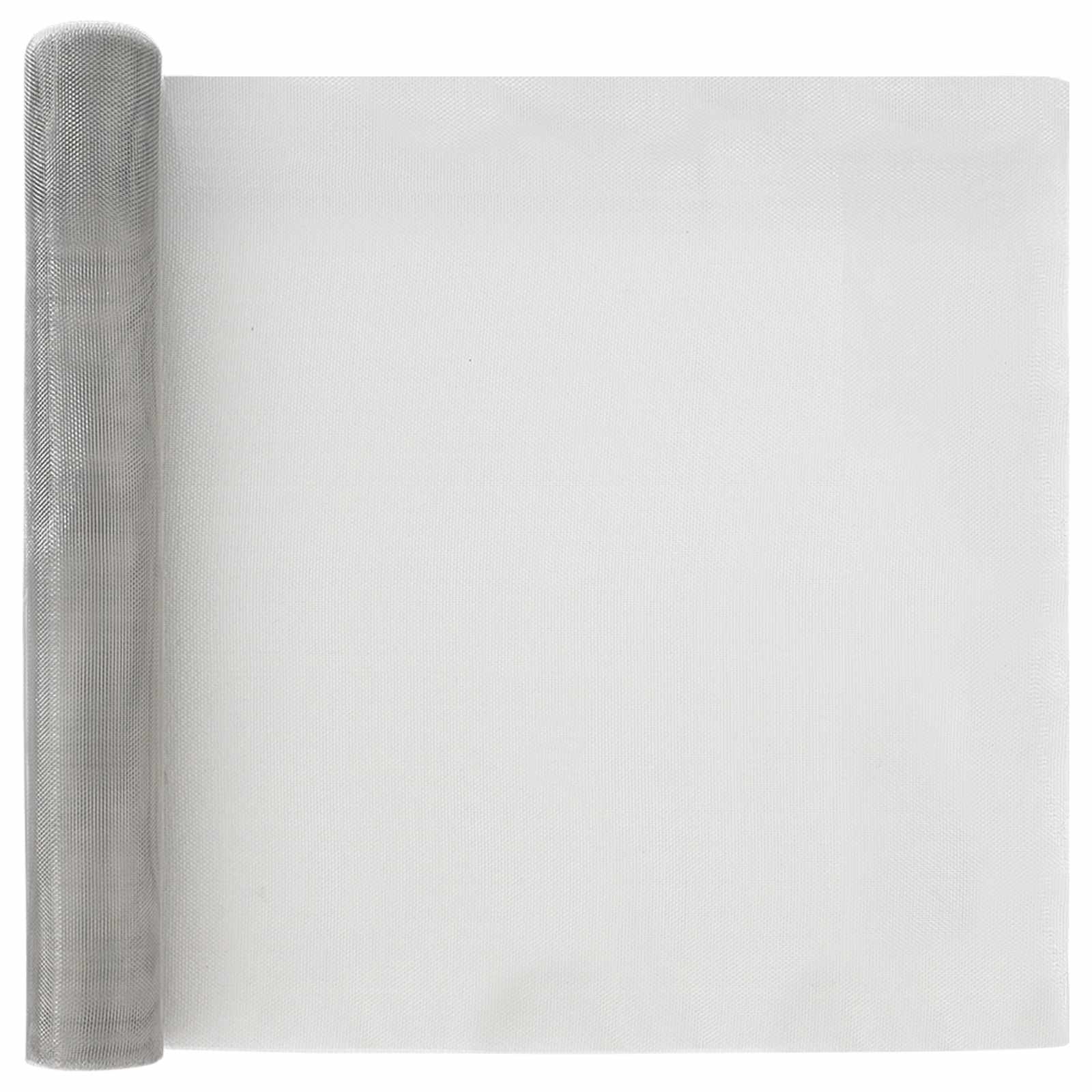 Drahtzäune 100 x 500 cm Mesh Edelstahl 201 Silber