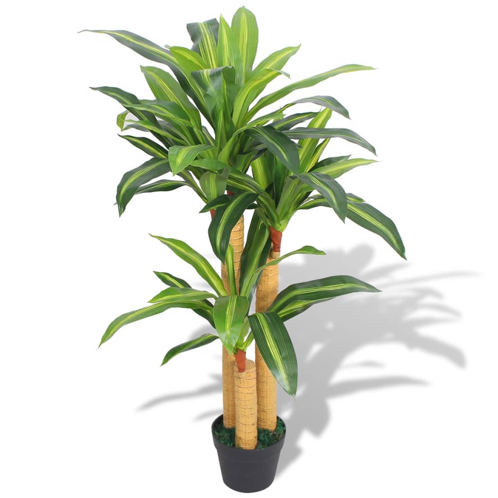 Künstliche Taro Pflanze mit Topf 85 cm Grün