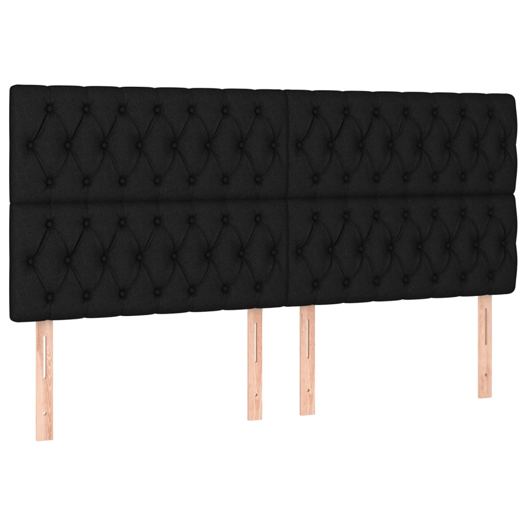 Kopfteil Hellgrau 80x7x118/128 cm Stoff