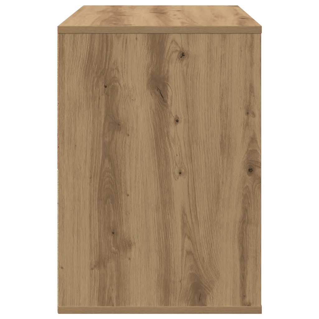 Schubladenschrank Schwarz Eichen-Optik 41 x 40 x 58 cm