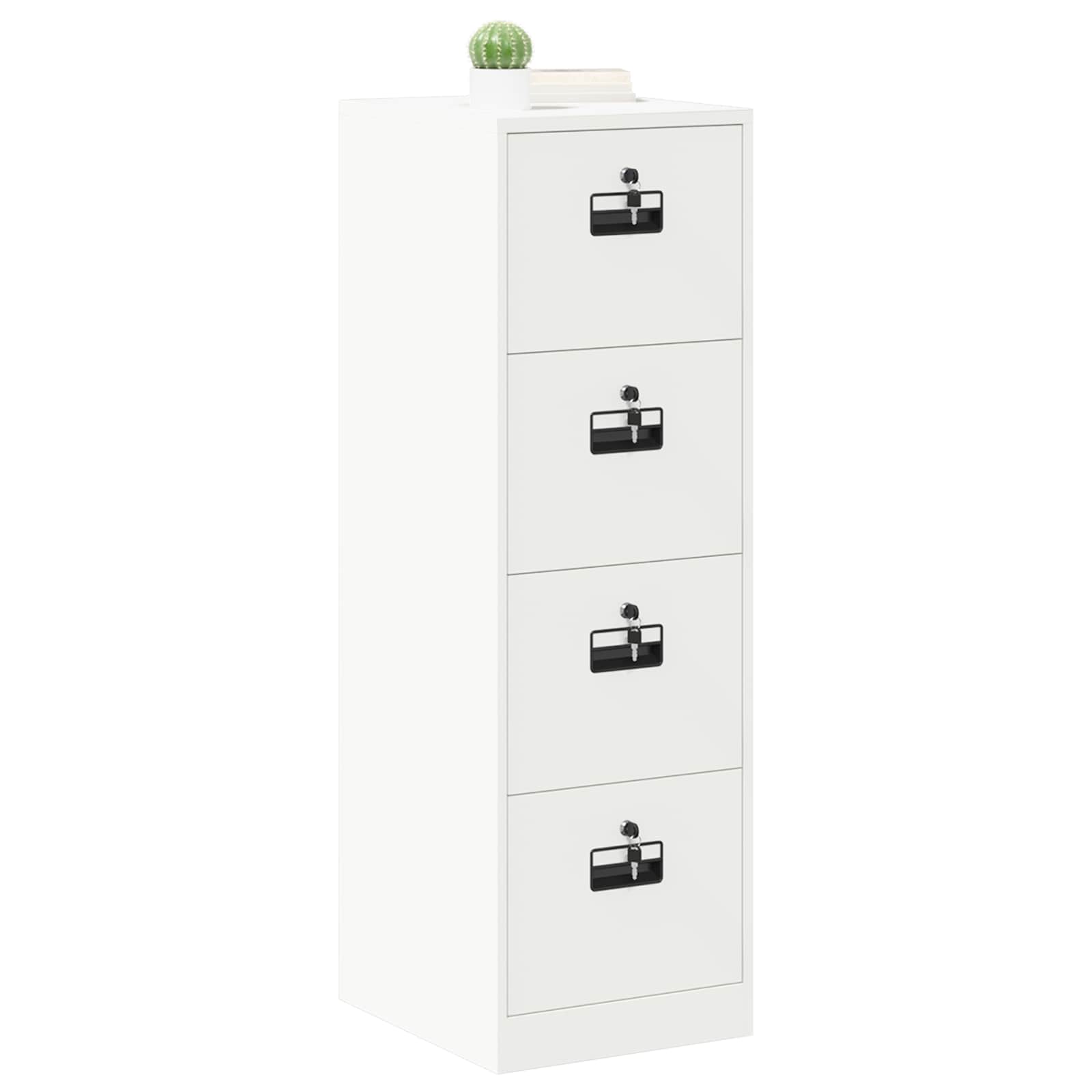 Aktenschrank 2 pcs Schwarz 44 x 50 x 139 cm Kaltgewalzter Stahl