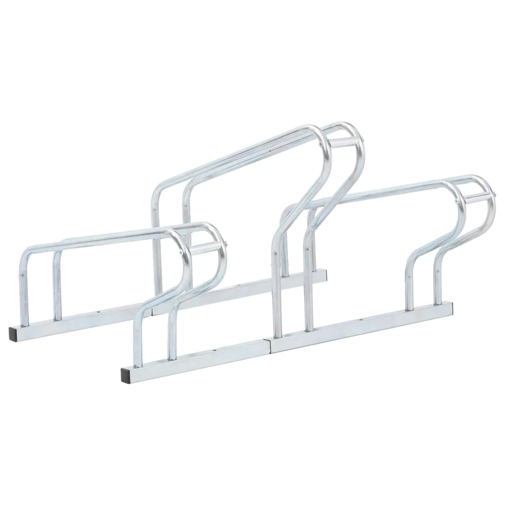 Fahrradständer für 2 Fahrräder Verzinkter Stahl