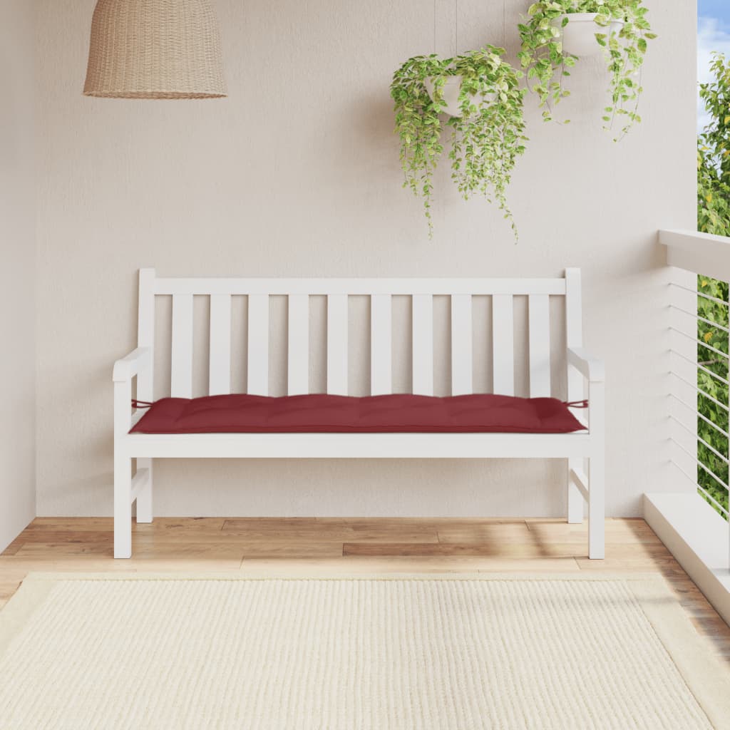 Gartenbank-Auflage Melange Anthrazit 100x50x7 cm Stoff