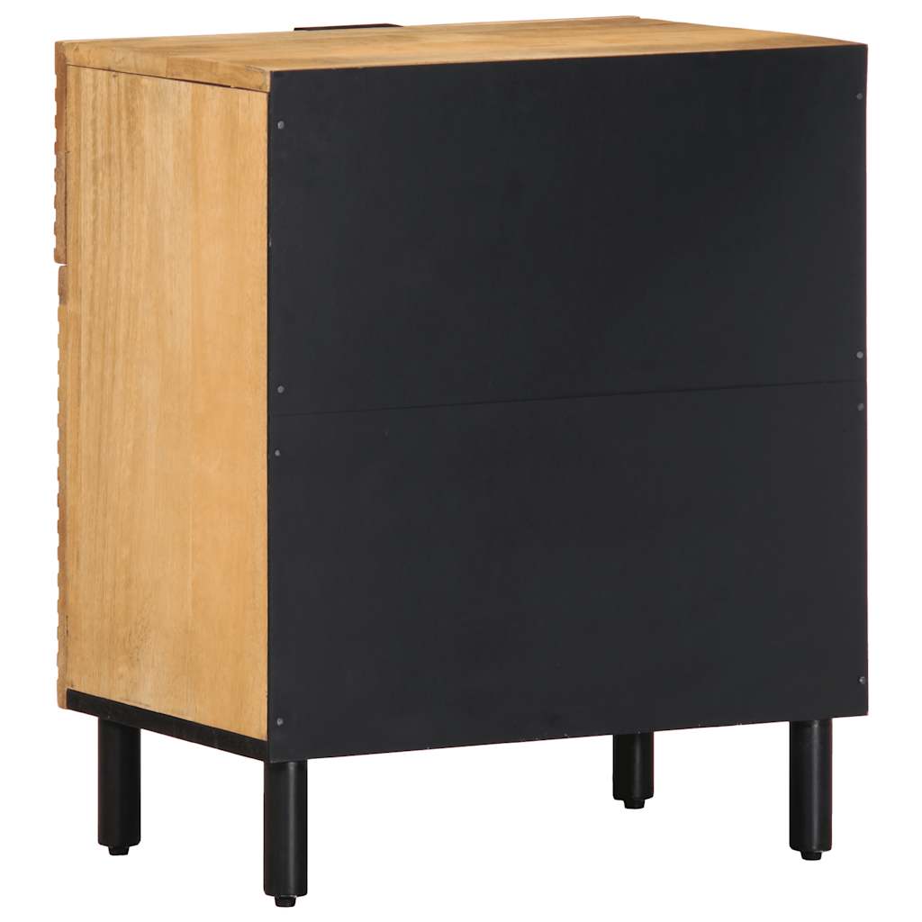 Bettschrank Braun 50 x 33 x 60 cm Massivholz Akazie