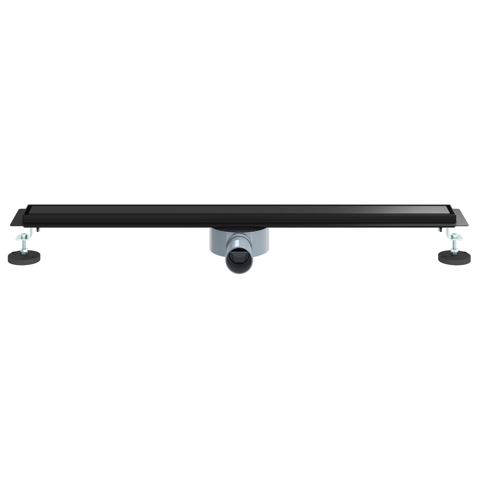 Duschablauf 2-in-1 mit 360° Siphon Silber 54 x 11 x 9,5 cm