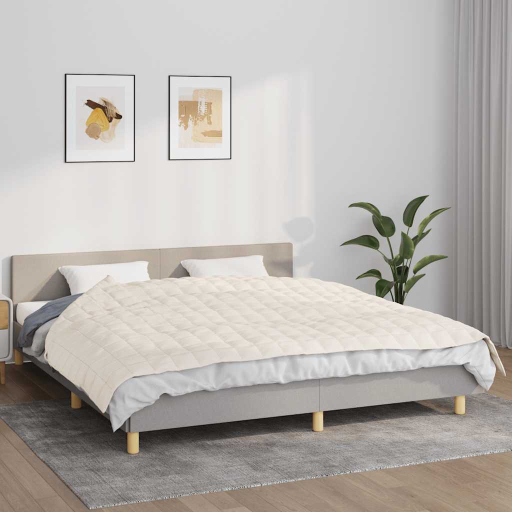 Gewichtsdecke Grau 122x183 cm 5 kg Stoff