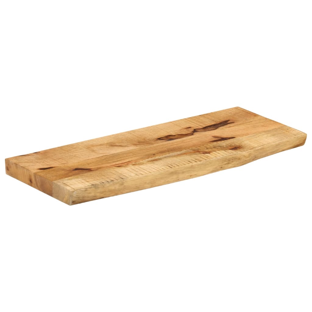 Wandregal 40x20x2,5 cm Rechteckig Massivholz Akazie Baumkante