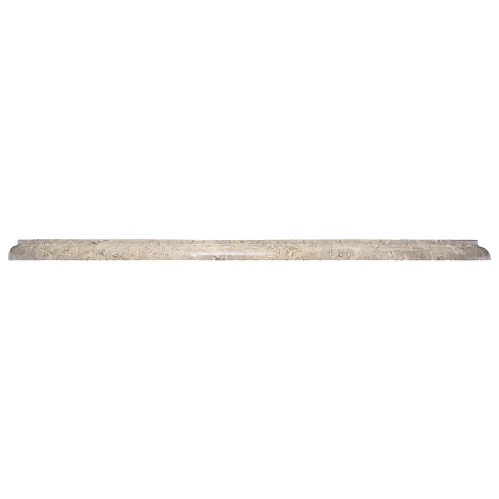 Tischplatte Creme Ø40x2,5 cm Marmor