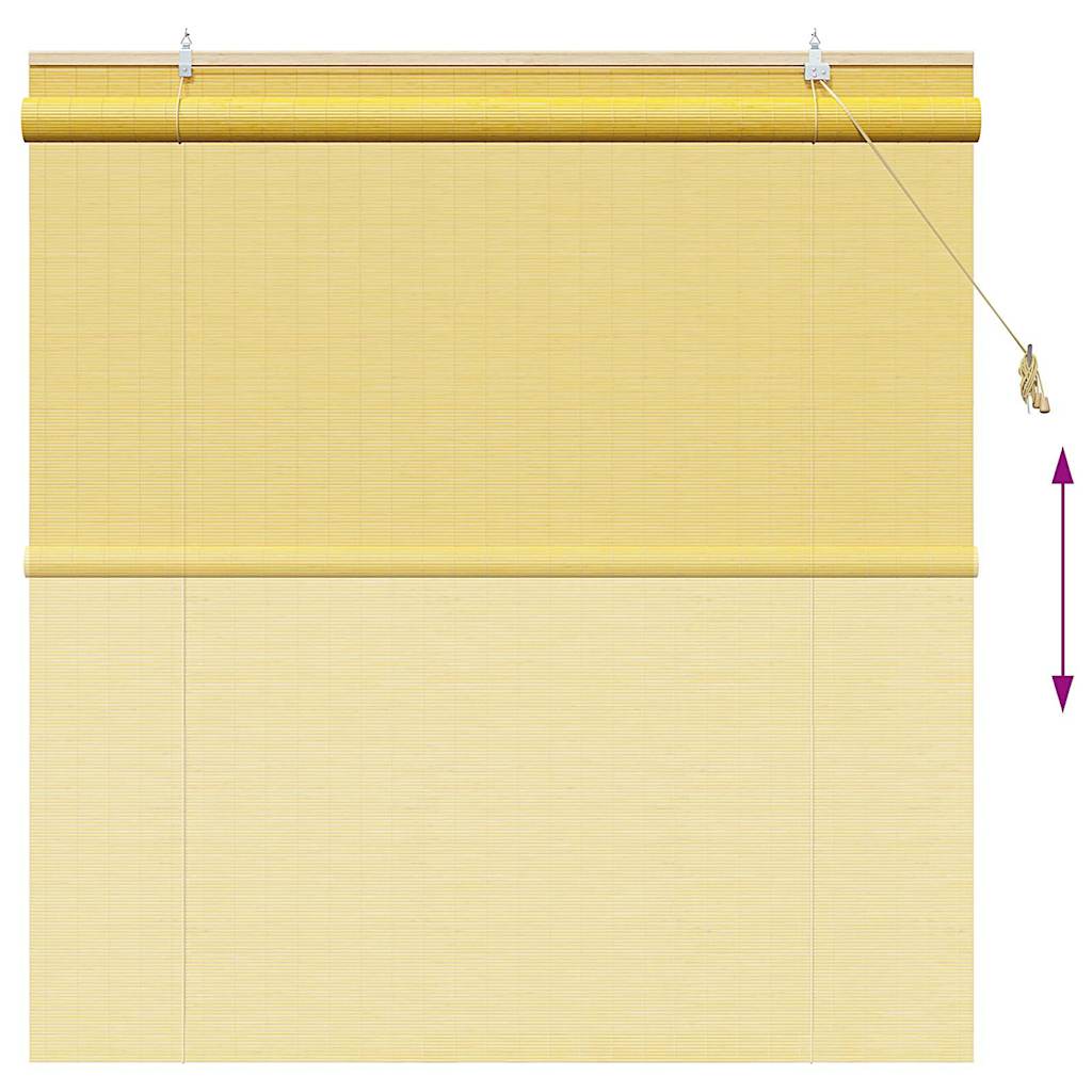Rollo Braun 60 x 160 cm Bambus
