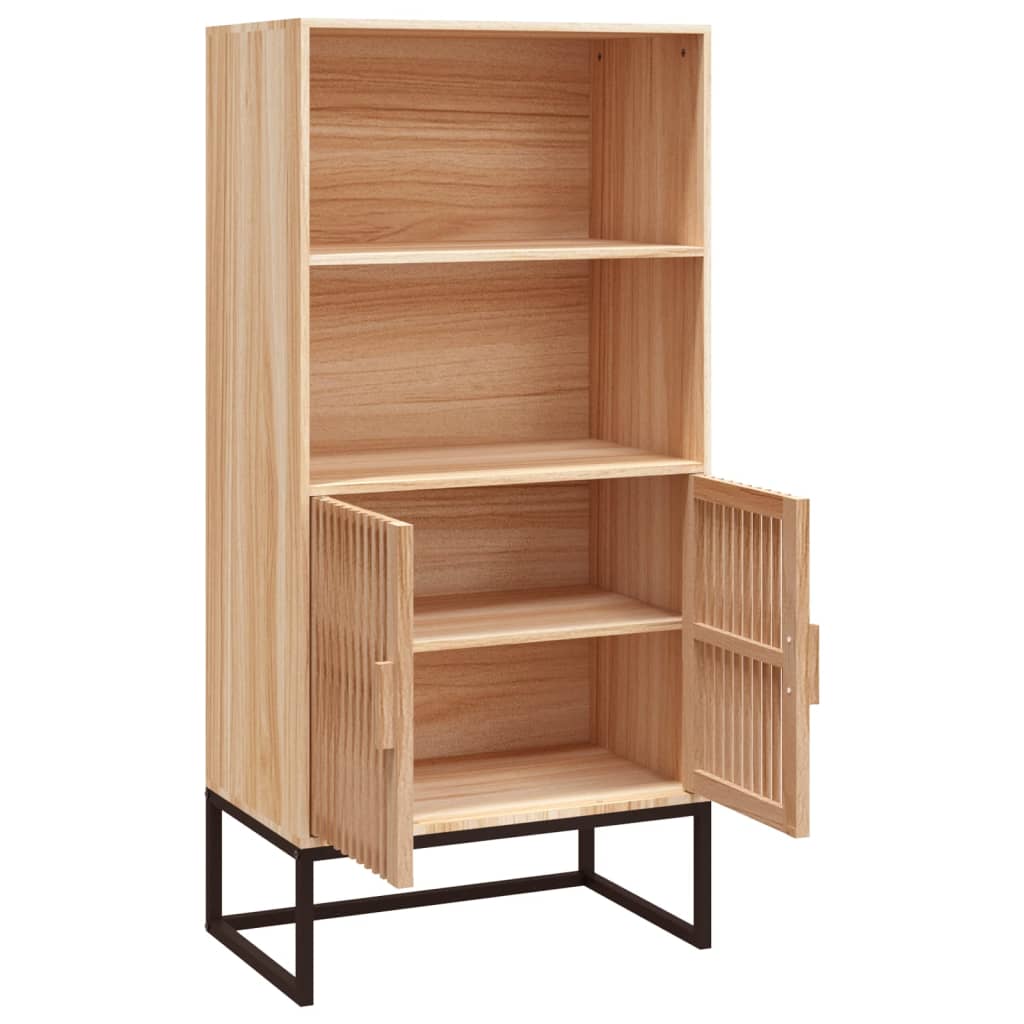 Highboard Weiß 60x35x125 cm Holzwerkstoff