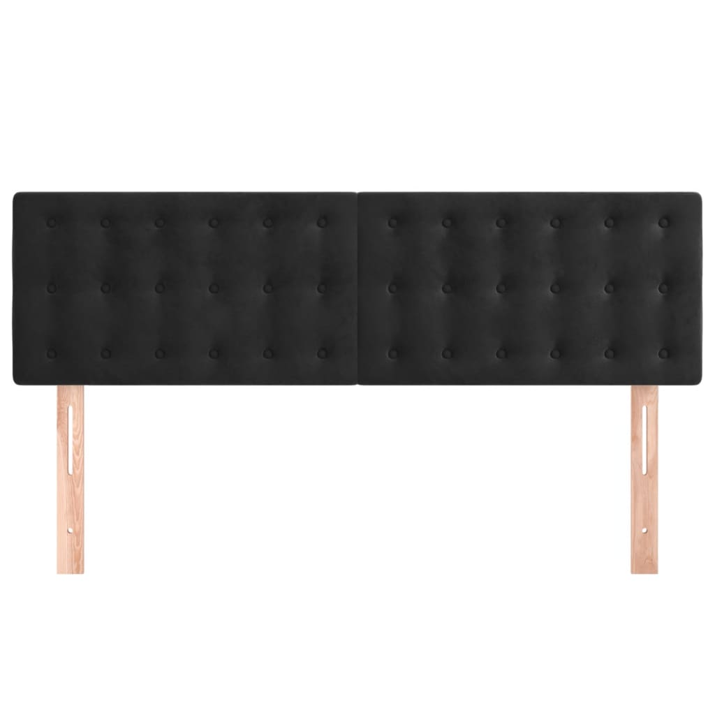 Kopfteil Hellgrau 80x5x118/128 cm Samt