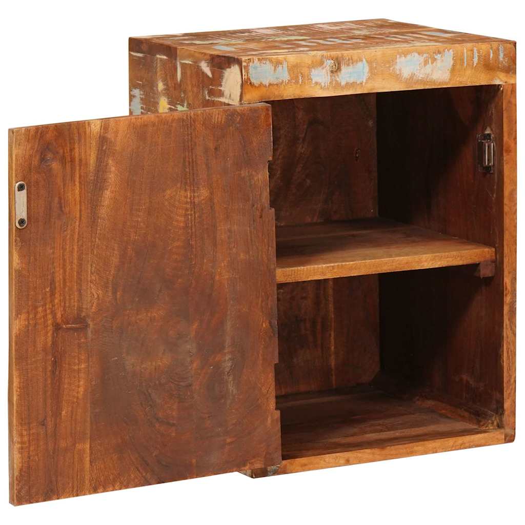 Nachttisch Braun 35 x 33 x 48 cm Massivholz Mango