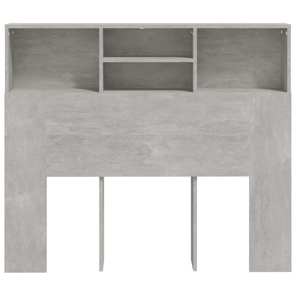 Bett-Kopfteil mit Ablagen Weiß 100x19x103,5 cm
