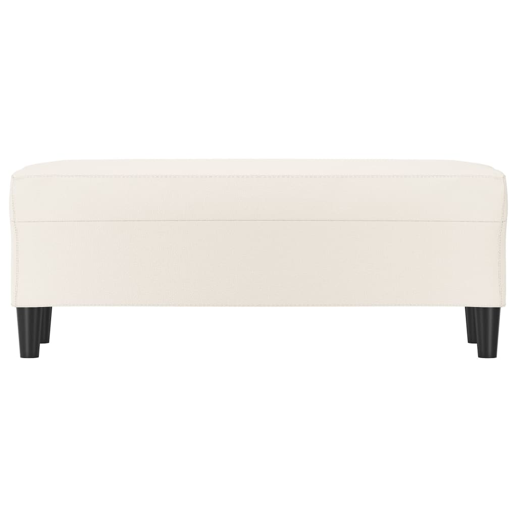 Sitzbank Schwarz 70x35x41 cm Kunstleder