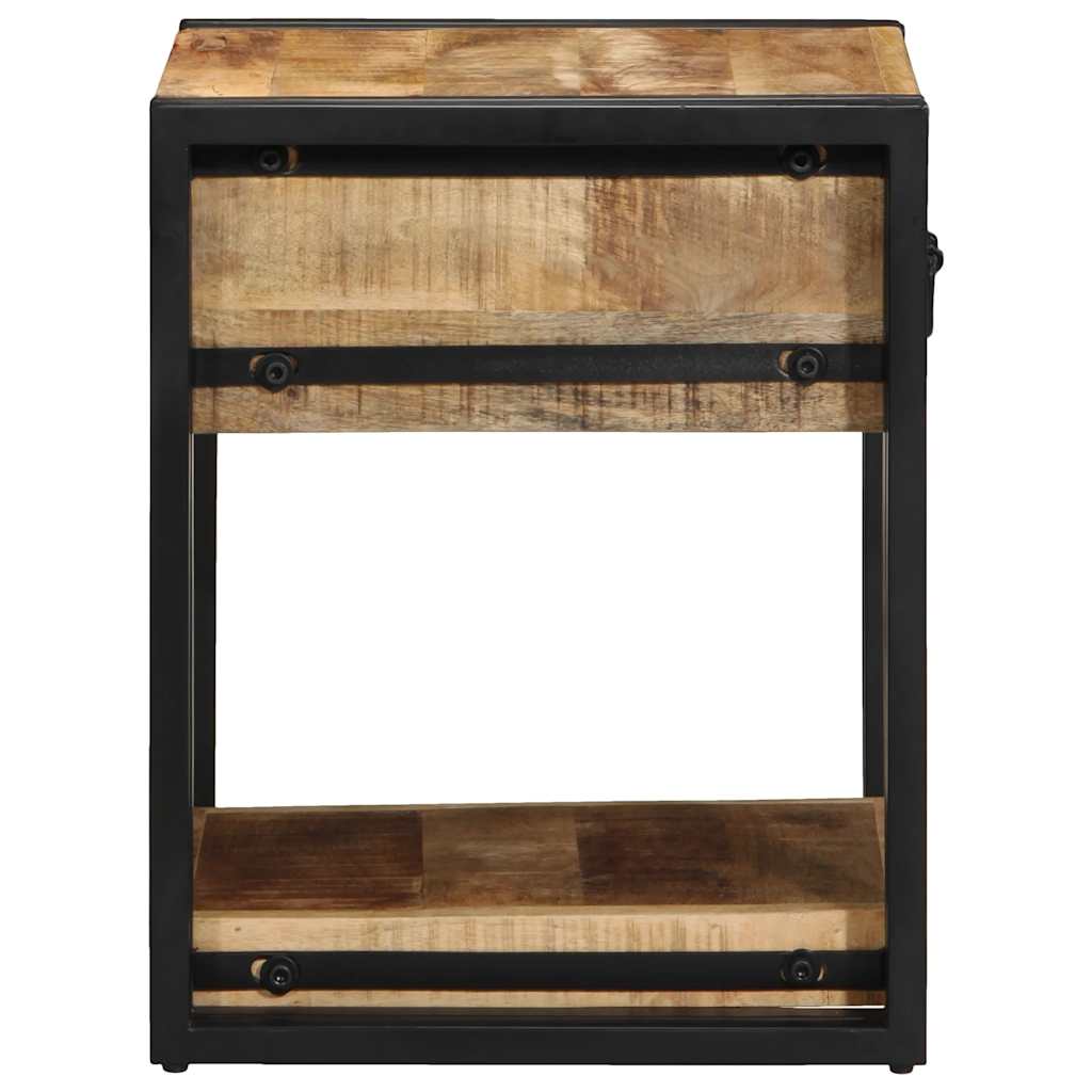 Nachttisch 40 x 35 x 50 cm Massives upgecyceltes Holz