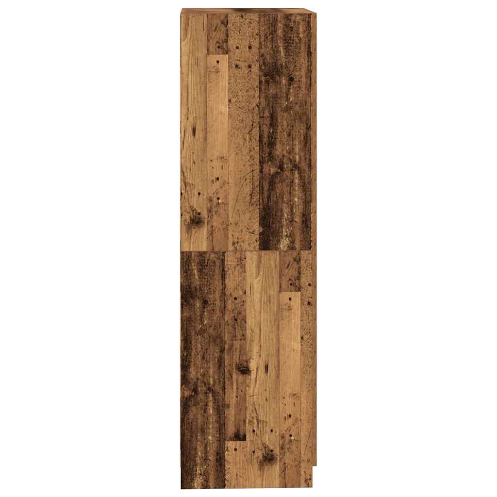 Kleiderschrank Weiß 80x52x180 cm Holzwerkstoff