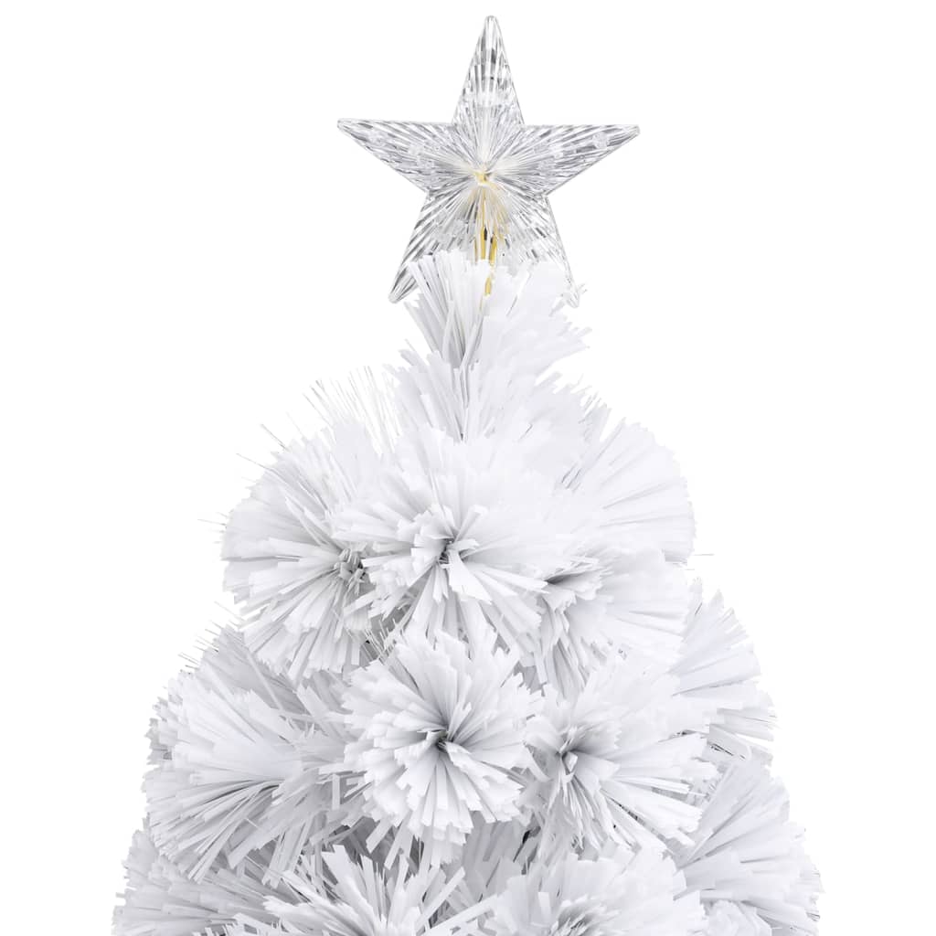 Vorbeleuchteter Weihnachtsbaum mit Ständer und LED 150 cm Glasfaser