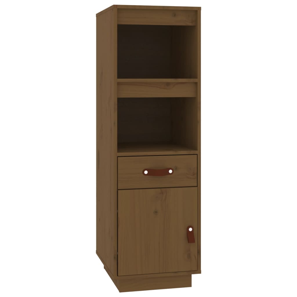 Highboard 34x40x108,5 cm Massivholz Kiefer