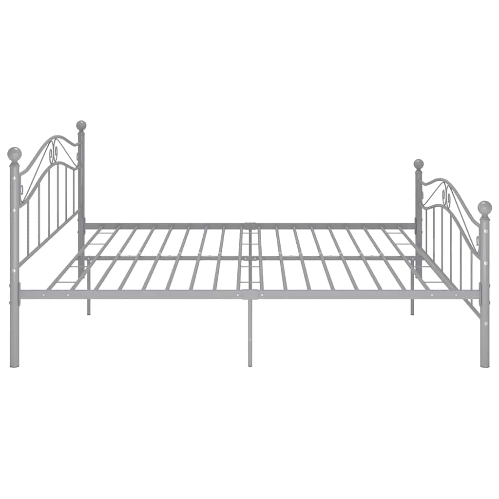 Bett Weiß Metall 120x200 cm