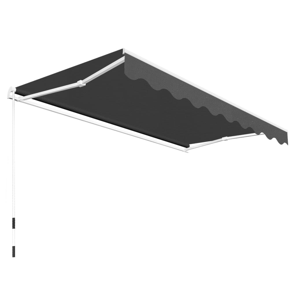 Gelenkarmmarkise Handbetrieben 300 cm Blau/Weiß