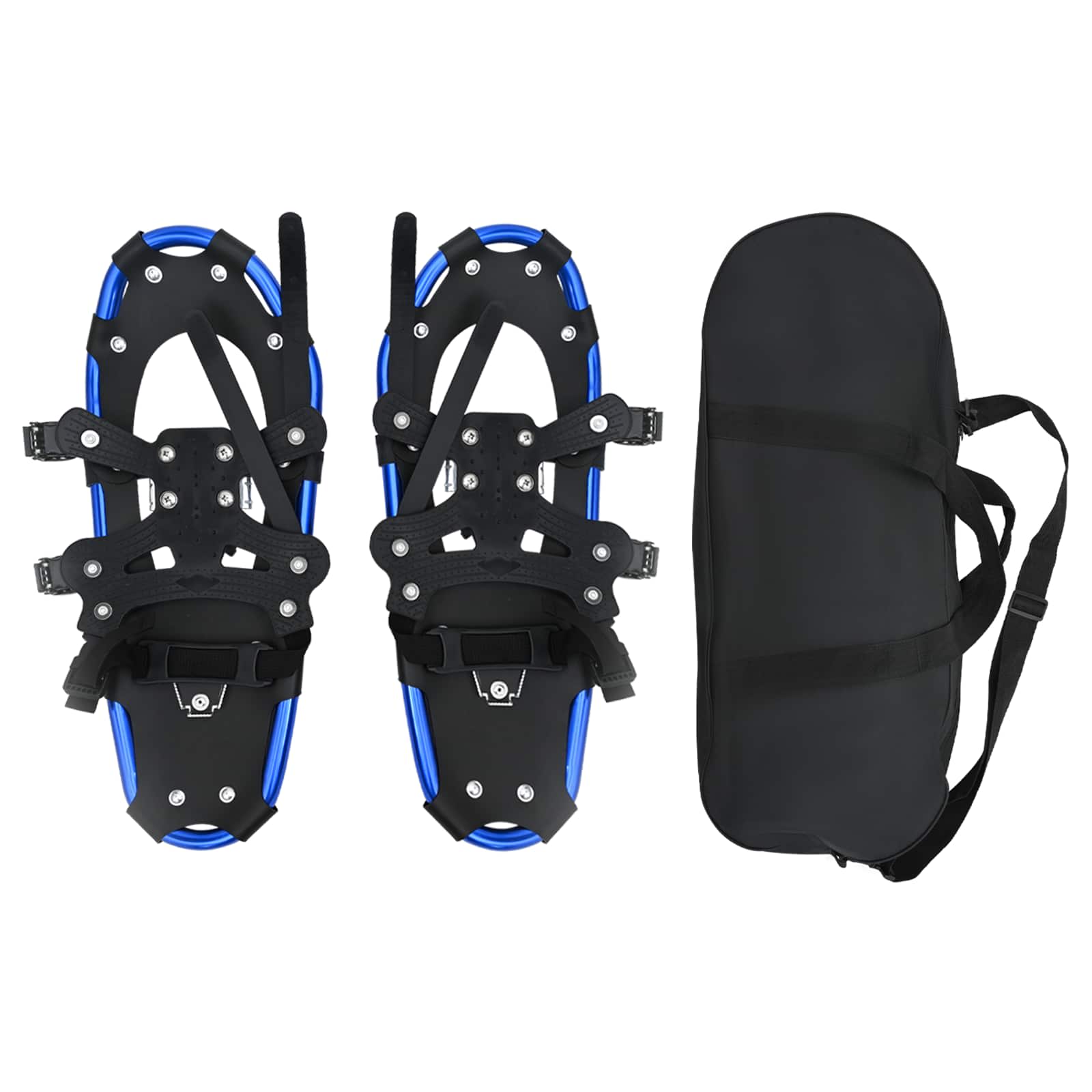 3 in 1 Schneeschuhe Silber und Schwarz 53,5 x 21 cm
