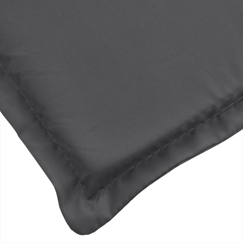 Gartenbank-Auflagen 2 Stk. Melange Anthrazit 100x50x7 cm Stoff