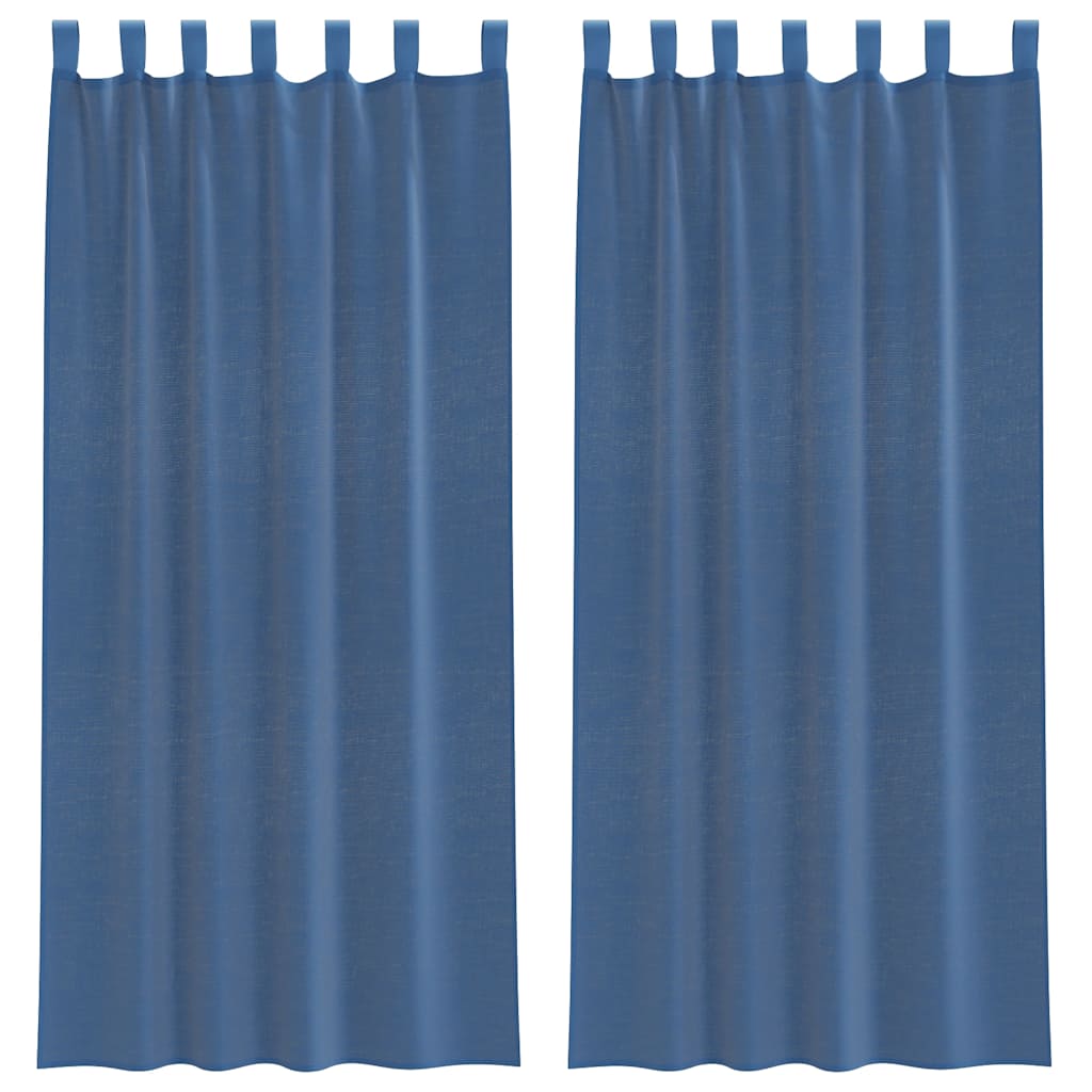 Voile Vorhänge mit Ösen 2 Stk. Apfelgrün 140x140 cm