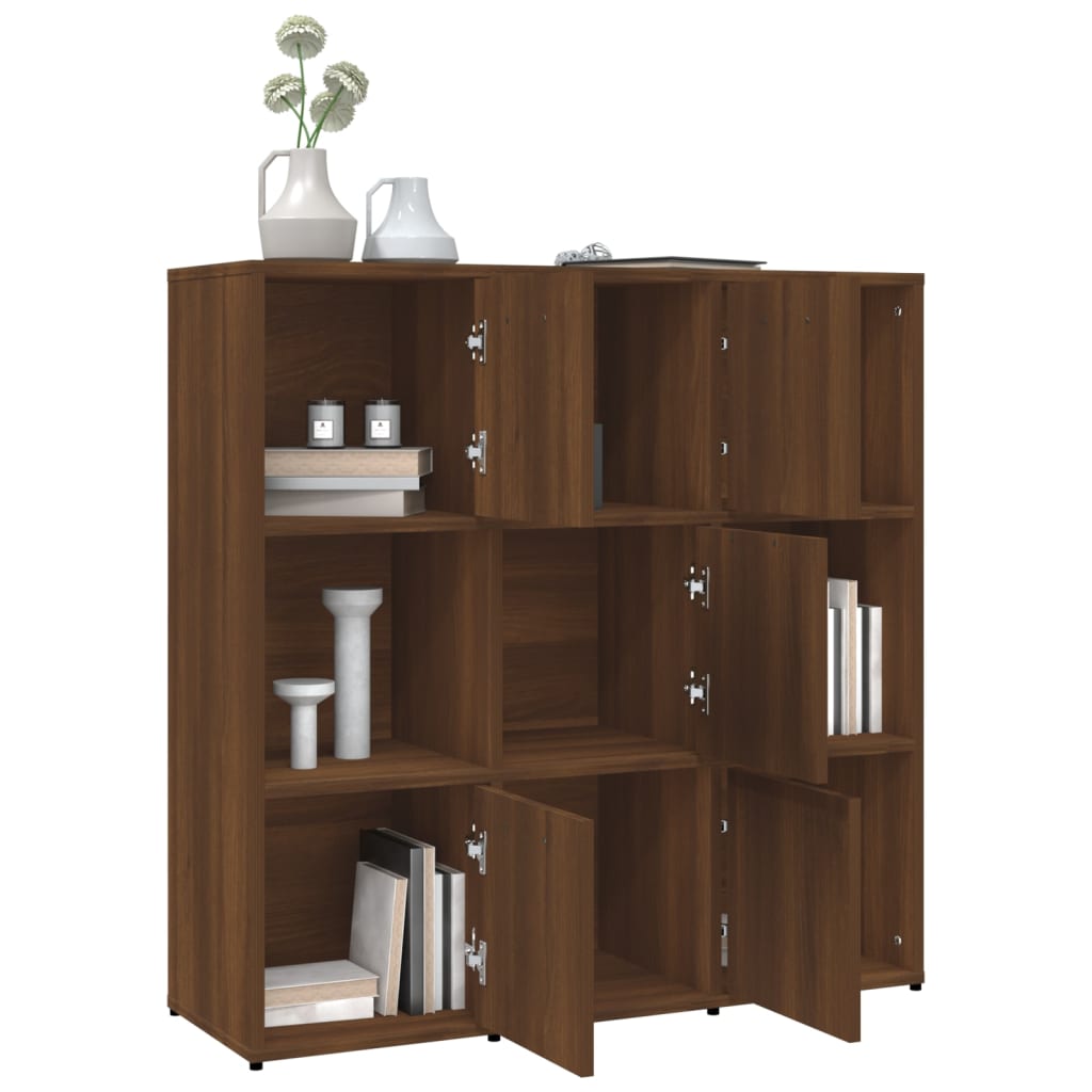 Bücherregal Weiß 90x30x90 cm Holzwerkstoff