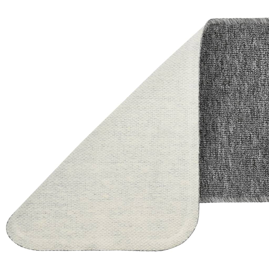 Antirutsch Stufenmatten 15 Stk. 60x25 cm Anthrazit Rechteckig