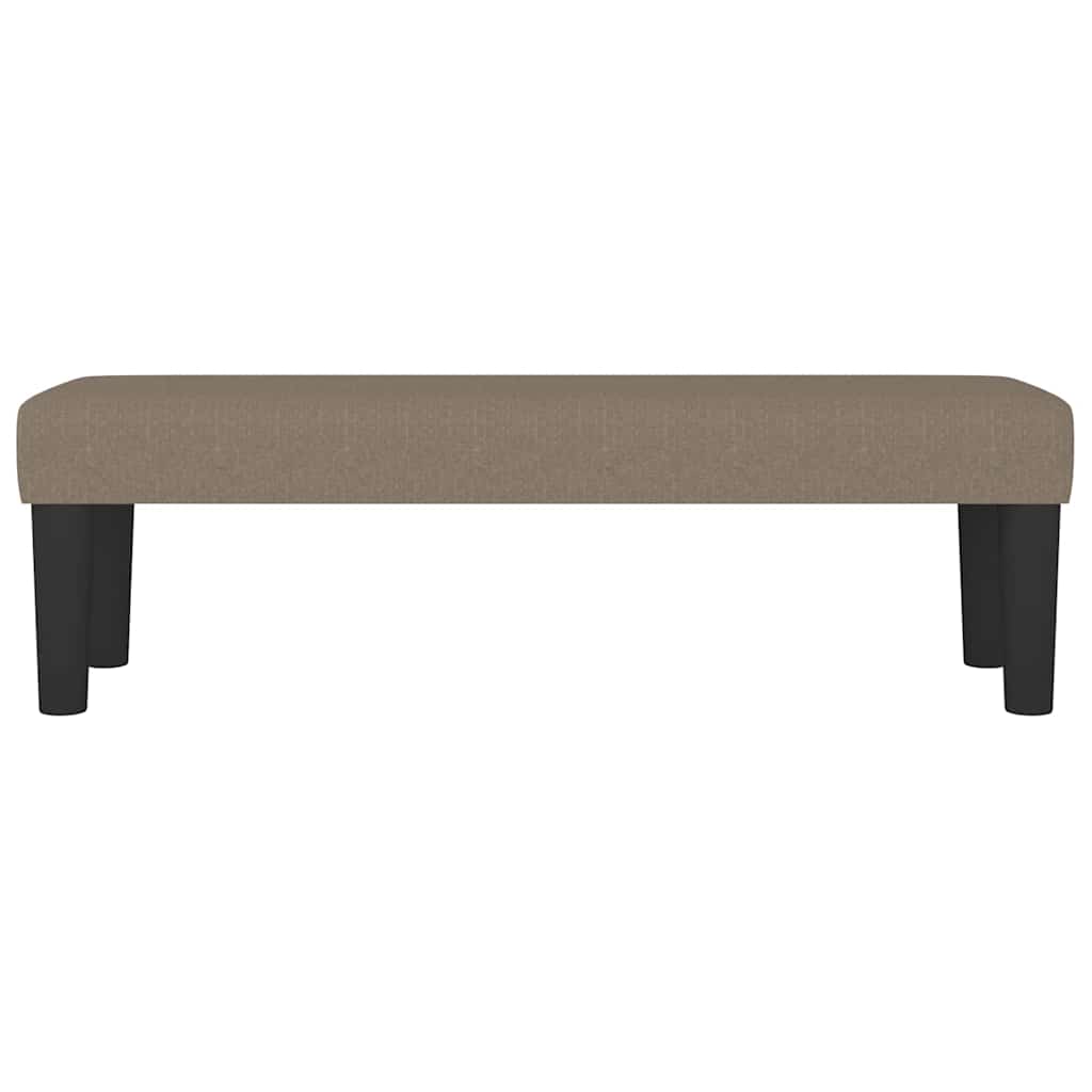 Sitzbank Hellgrau 70x30x30 cm Stoff