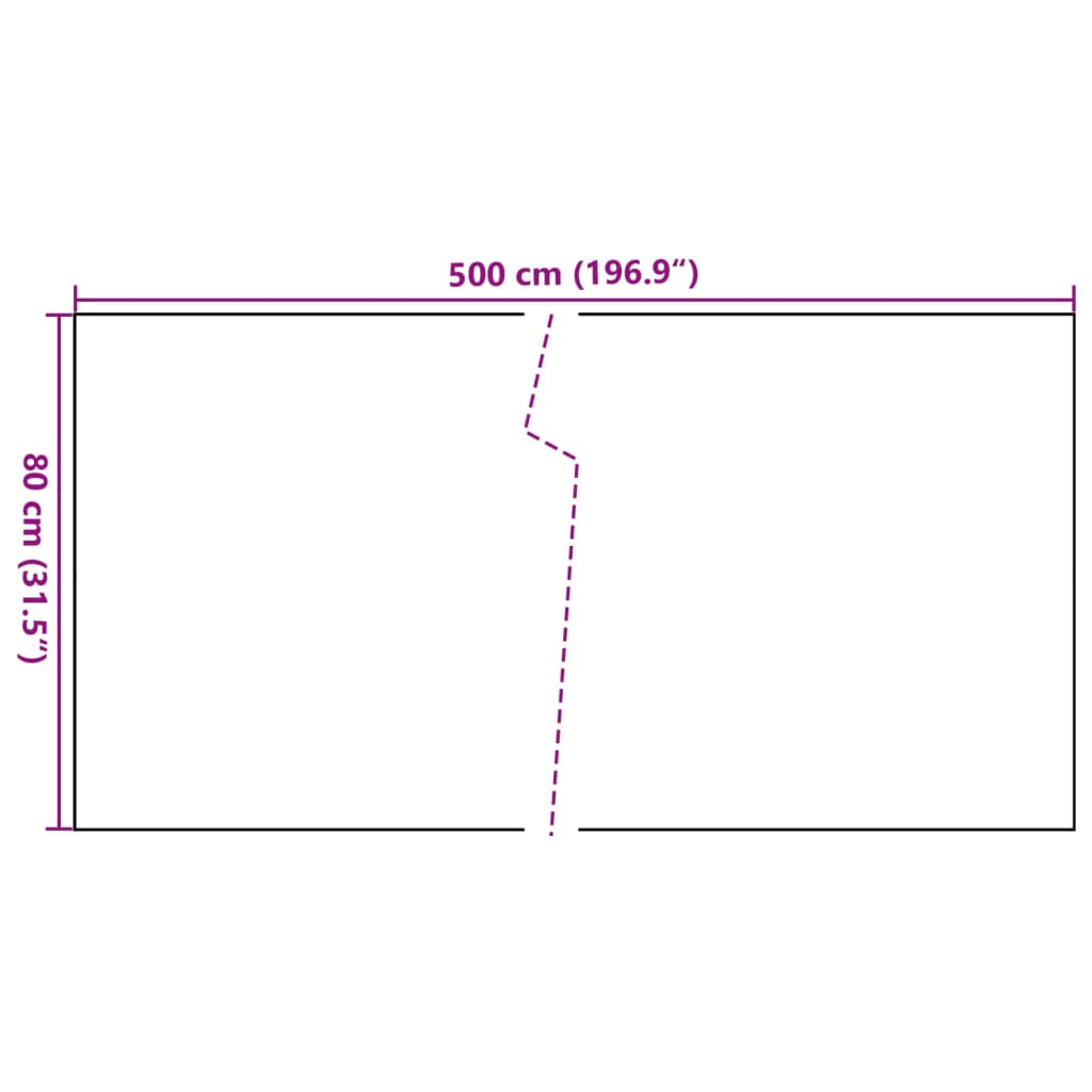 Balkon-Sichtschutz Anthrazit 300x90 cm Poly Rattan