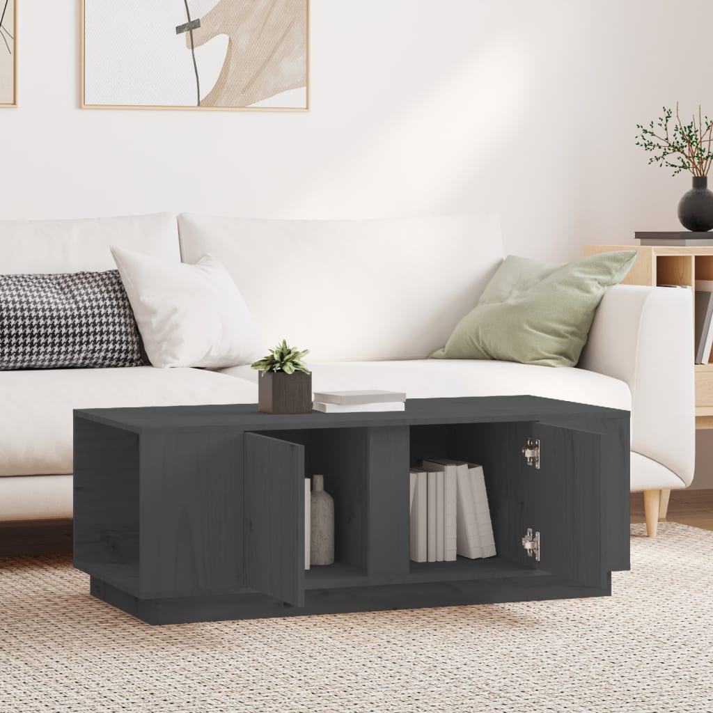 Couchtisch 110x50x40 cm Massivholz Kiefer