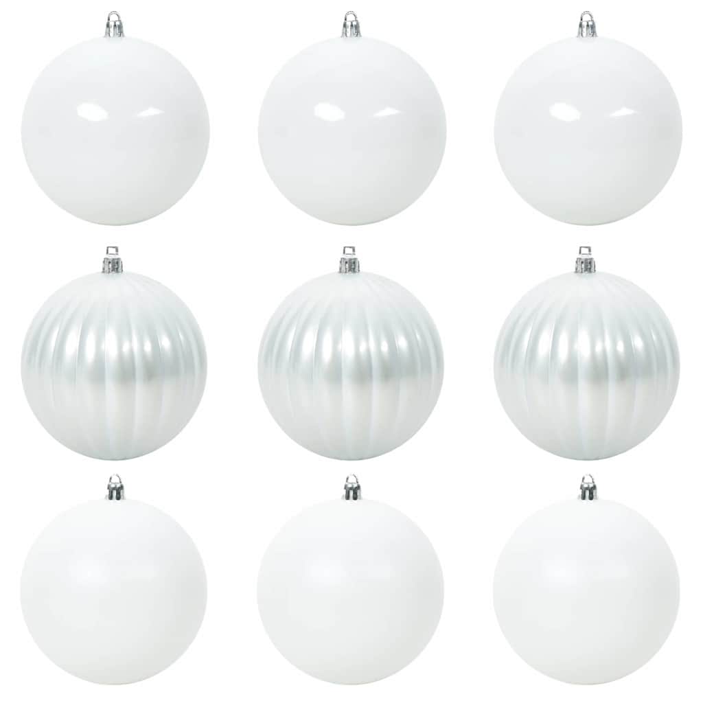 Weihnachtsbaumkugel Set XL 9 pcs Rot Kunststoff