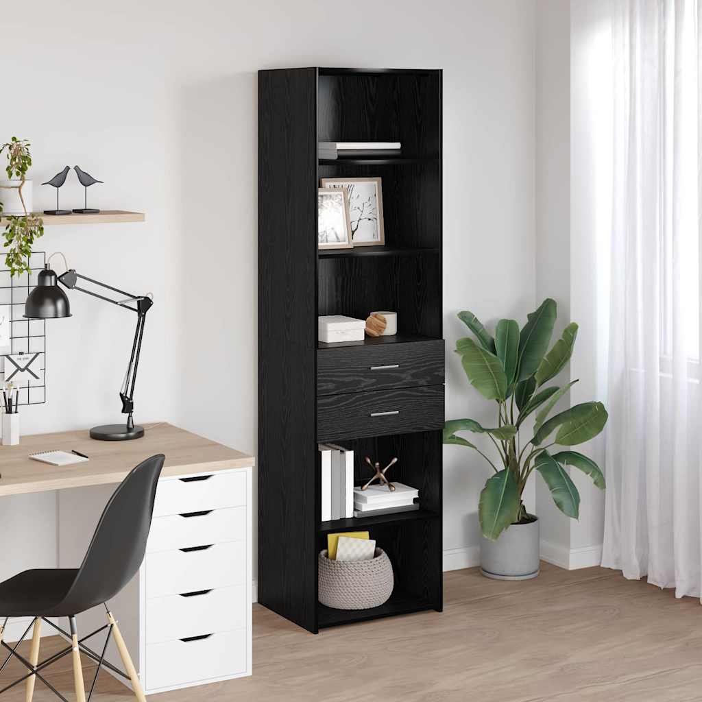 Highboard Altholz 50 x 42,5 x 185 cm Holzwerkstoff