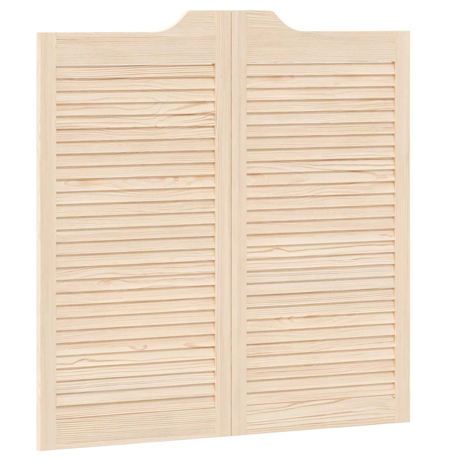 Schwingtüren Natur 80 x 40 cm Massives Kiefernholz