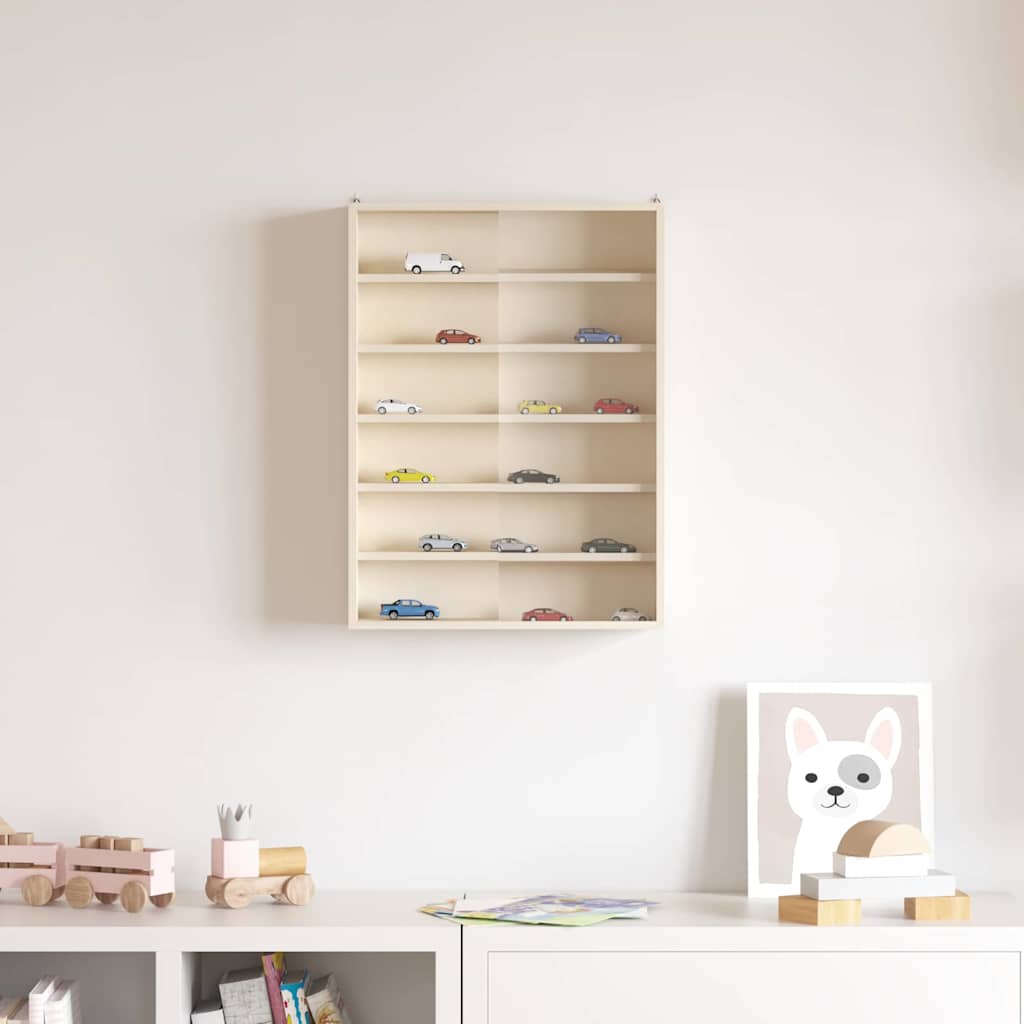 Sammlervitrine aus Holz mit Türen 40x8,5x37 cm