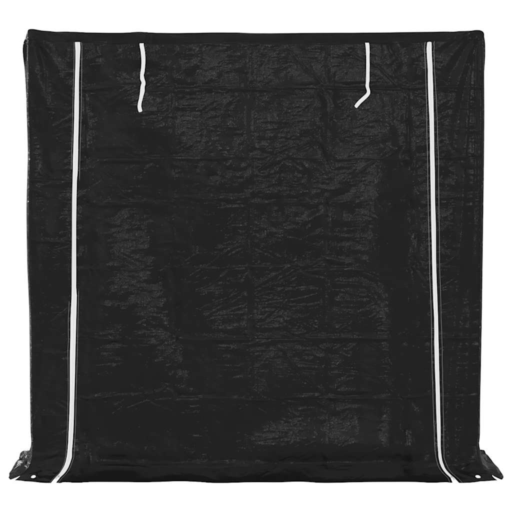 Brennholzregal mit Regenschutz 100,5x40,5x110,5 cm