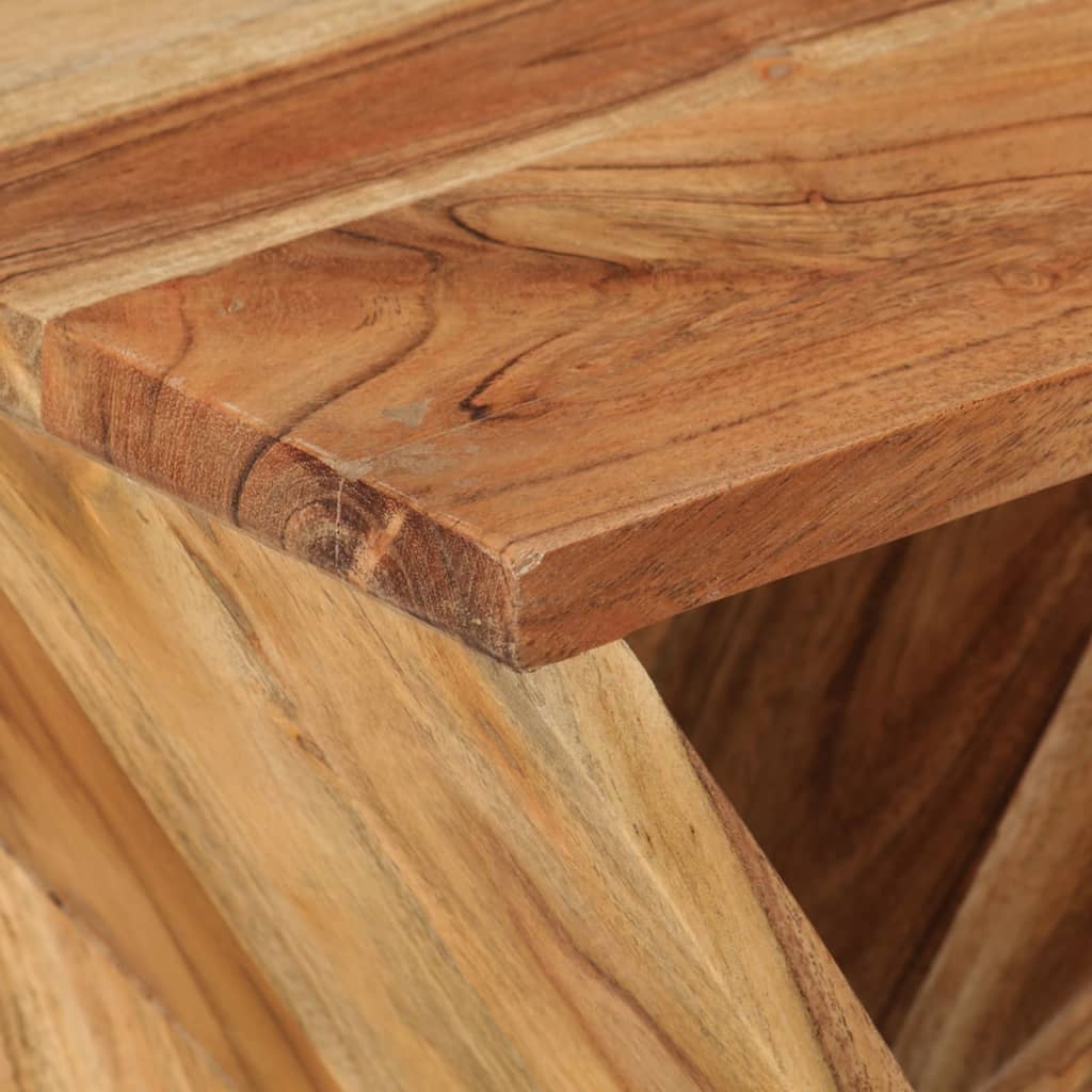 Beistelltisch 35x35x55 cm Altholz Massiv
