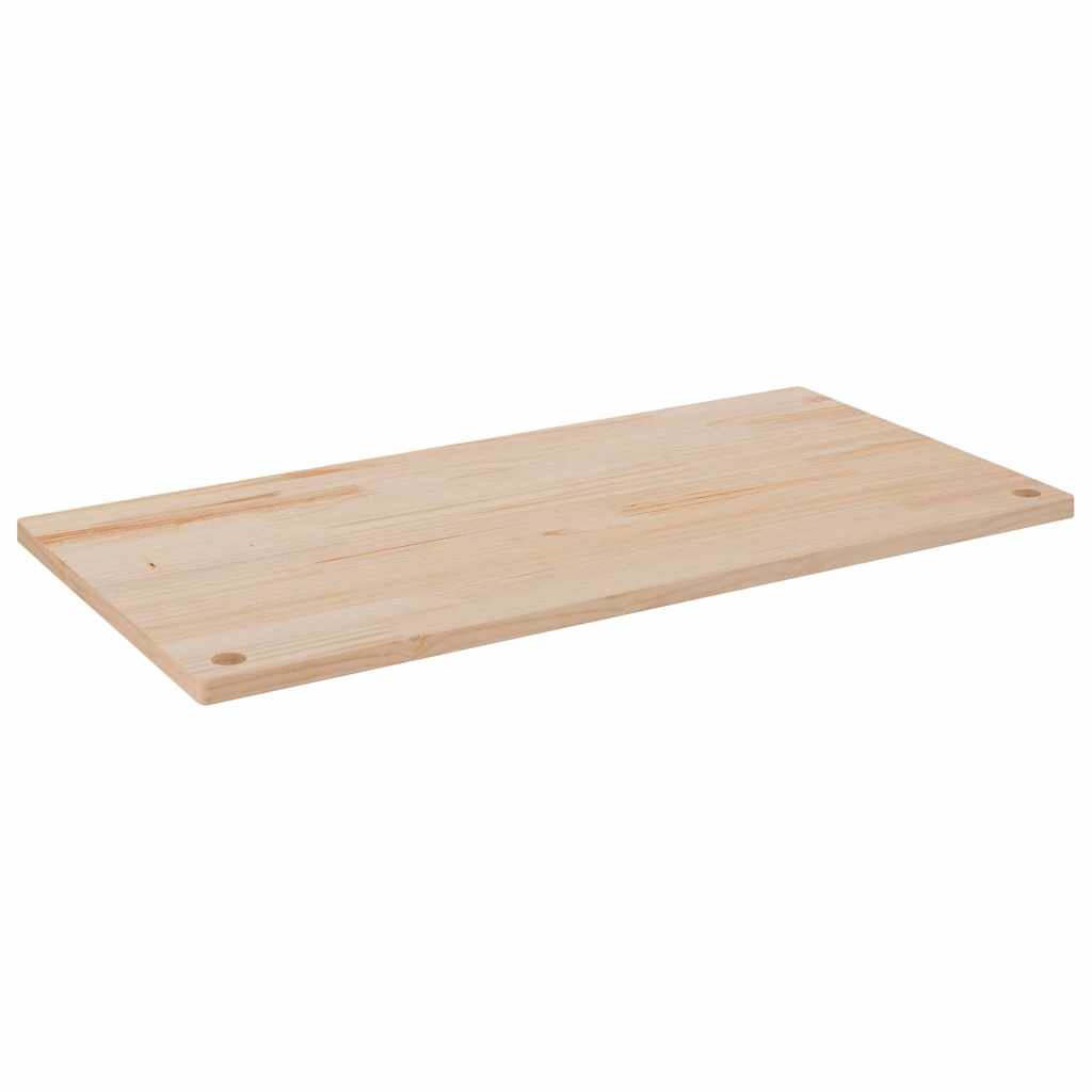 Schreibtischplatte 80x40x2,5 cm Massivholz Kiefer