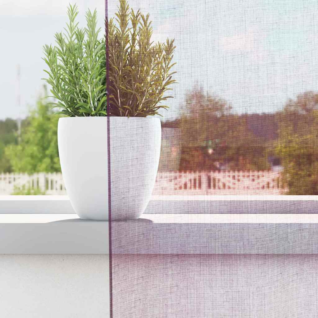 Voile Vorhänge mit Ösen 2 Stk. Apfelgrün 140x140 cm