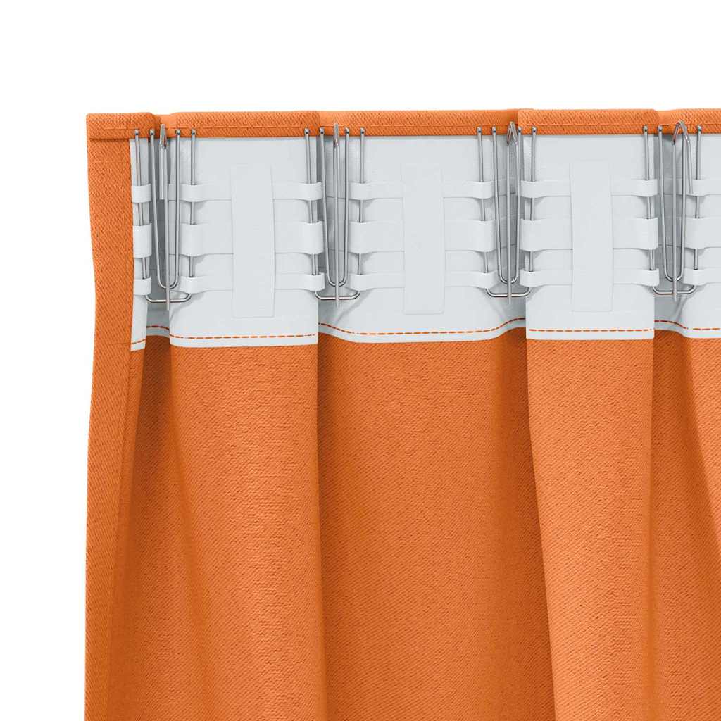 Verdunkelungs-Vorhänge mit Ringen 2 pcs Beige 140 x 140 cm