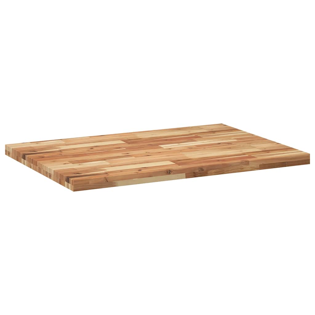 Tischplatte Rechteckig 60x50x2 cm Massivholz Akazie