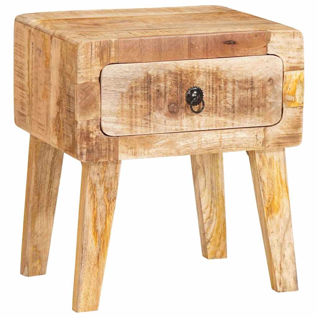 Beistelltisch Braun 40 x 32 x 46 cm Massivholz Mango