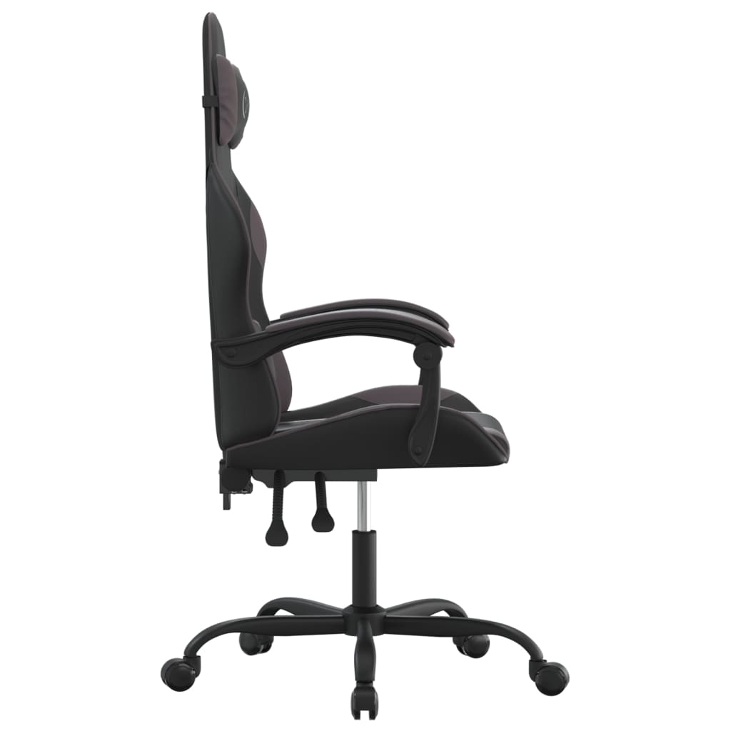 Gaming-Stuhl Schwarz und Golden Kunstleder