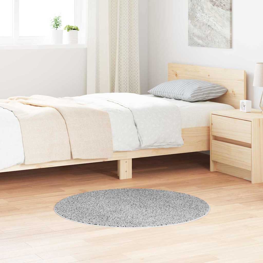 Anti-Rutsch Shaggy Teppich Dunkelgrau 200 x 200 cm PP