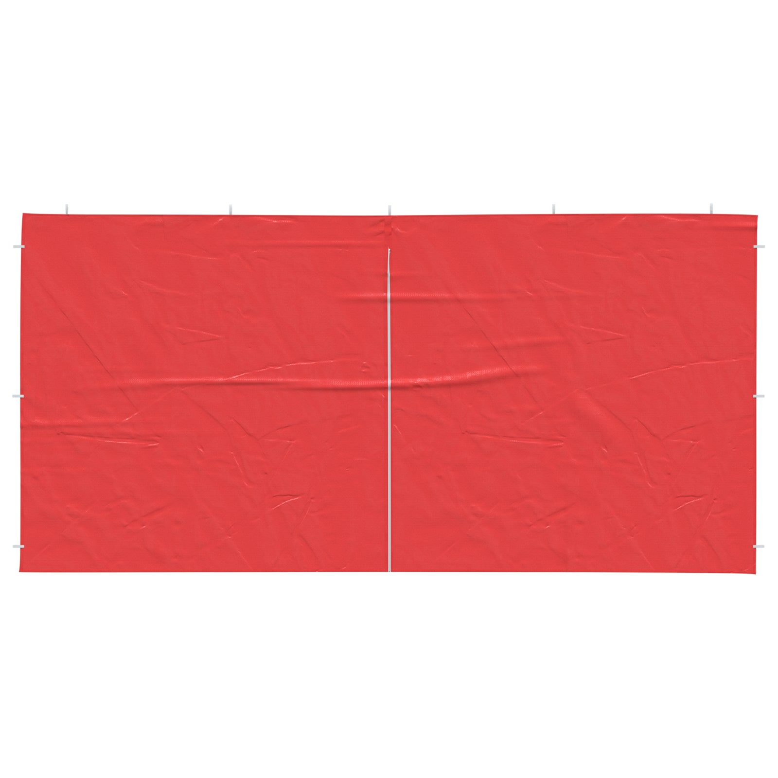 Party Zelt Seitenteil 2 pcs Rot 300 x 195 cm PE und Stahl