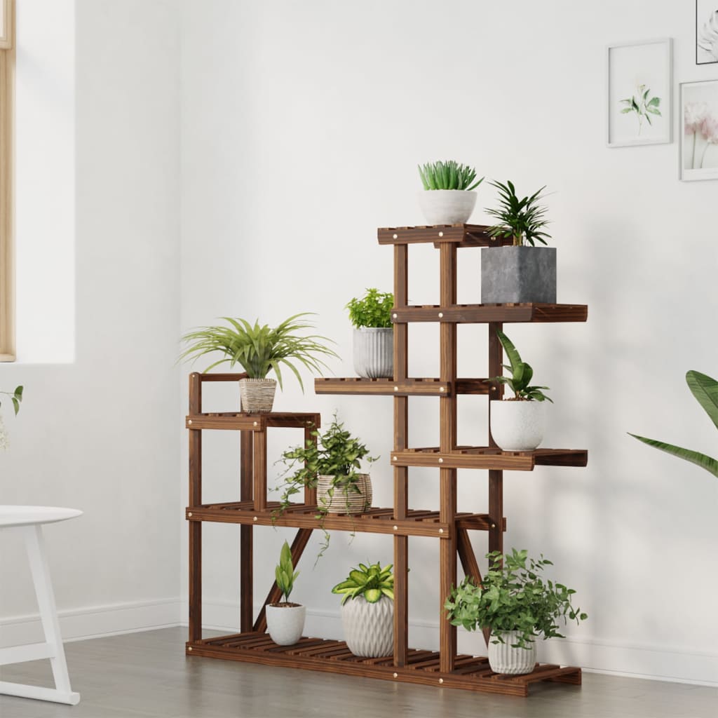 Blumenständer 110x25x96 cm Massivholz Tanne