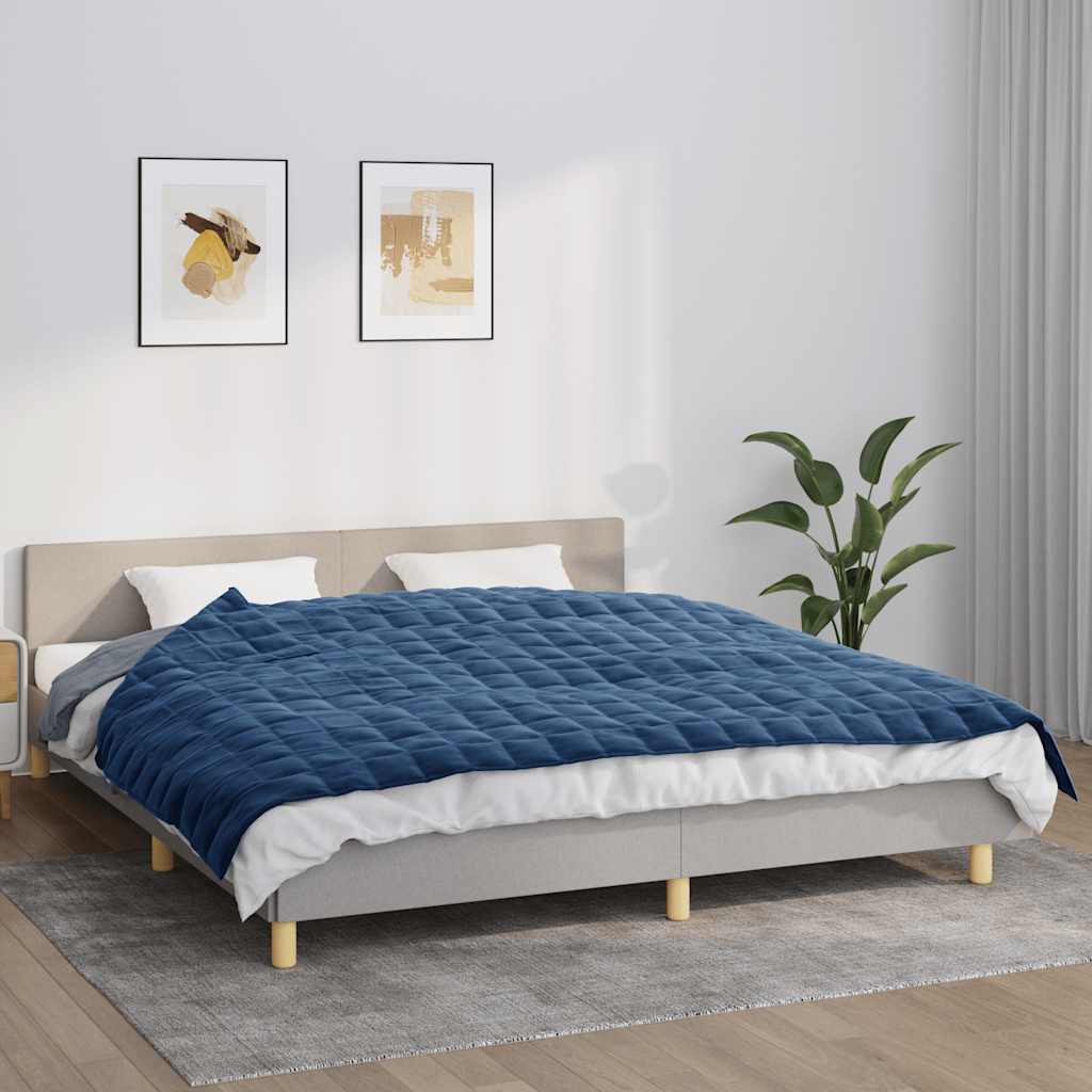 Gewichtsdecke Grau 122x183 cm 5 kg Stoff